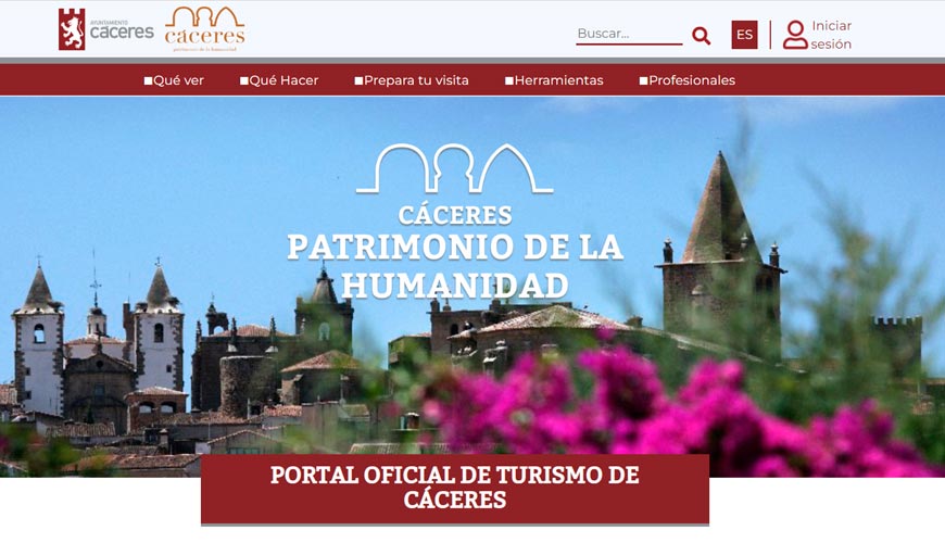 web turismo caceres